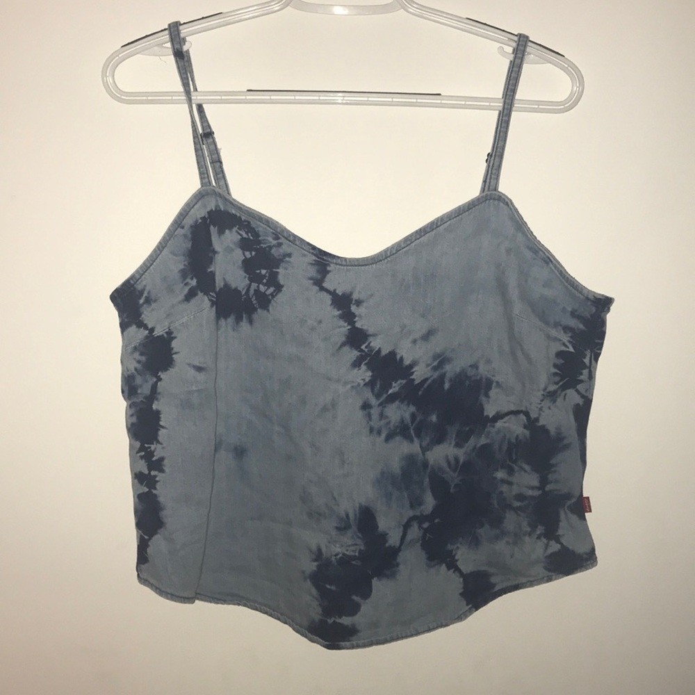 Custom Levi’s jean tank